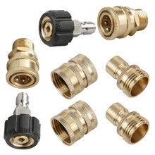 Pressure Washer Adapter Set,Quick Disconnect Kit, M22 Swivel To 3/8 inch Quick Connect, 3/4 inch To Quick Release, 8-Pack 2024 - buy cheap