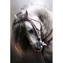 Full Square/Round Drill 5D DIY Diamond Painting "Animal horse" Embroidery Cross Stitch Mosaic Home Decor Gift 2024 - buy cheap