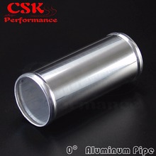 Tubo de tubulação do intercooler de alumínio, tubulação reta l = 2.5 ", 63mm, 150 polegadas 2024 - compre barato