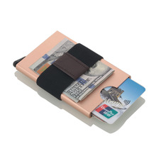 2019 New Automatic Pop Up Business Card Holder Aluminum Rfid Card Holder Case Men Metal Credit Card Box ID Card Wallet 2024 - buy cheap