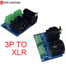 Adaptador de terminal, 5 núcleos, xlr para 3 núcleos, xlr, addr2