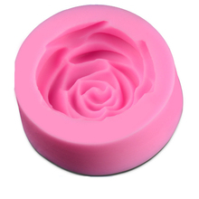New Arrival Rose Flower Shaped 3D Silicone Cake Fondant mold, Cake Decoration tools, soap, Candle Moulds D278 2024 - buy cheap