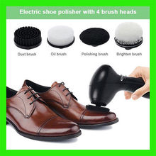 Electric Shoes Polisher Handheld Cleaning Machine Leather Shine Brush  Shoes Cleaning Brush Kit for Leather Bags Clothes 2024 - buy cheap