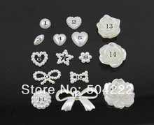 800pcs Mixed Irregular Flatback Pearl Cabochon Assorted Styles in Cream Color free shipping 2024 - buy cheap