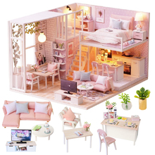 Cutebee Doll House Furniture Miniature Dollhouse DIY Miniature House Room Box Theatre Toys for Children Casa DIY Dollhouse L22C 2024 - buy cheap