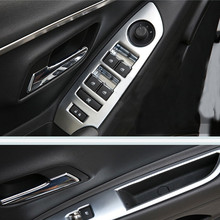 Reposabrazos de puerta de coche, marco de elevación de ventana, botón de ajuste, pegatina de ajuste, cubierta de estilo para Chevrolet Trax 2013-2015, 4 Uds. 2024 - compra barato