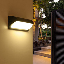 BEIAIDI 18W impermeable jardín porche luz de pared Sensor de movimiento al aire libre Villa pasillo pared lámpara aluminio Hotel pared Sconces 2024 - compra barato