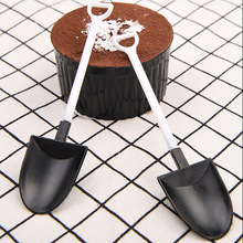 Hot Sale 100Pcs/set Mini Plastic Shovel Spoon Disposable Potted Ice Cream Cake Spoon Dessert Tea Coffee Spoons Kitchen Tools 2024 - buy cheap