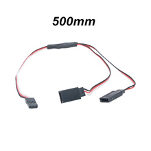 10pcs/lot 500mm 50cm RC Servo Y Extension Cord Cable Wire Lead RC Servo Connector for JR Futaba 20% off 2024 - buy cheap