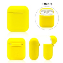 9 Colors Silicone Headset Protective Case Protective Sleeve Box Cover For  Airpods Wireless Bluetooth-compatible Earphones 2024 - buy cheap