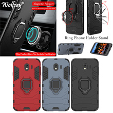 Anillo de soporte de teléfono para Samsung Galaxy J4 2018, carcasa con armadura magnética, funda moderna para Samsung J4 2018, funda para Samsung J4 2018 2024 - compra barato