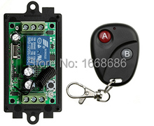 Dc 12v 1ch transmissor receptor rf sem fio interruptor de controle remoto luz/lâmpada/janela/portas garagem persianas