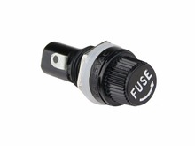 1pcs 5*20mm 10A250V Fuse  + Black Insurance Tube Socket Fuse Holder For 2024 - buy cheap