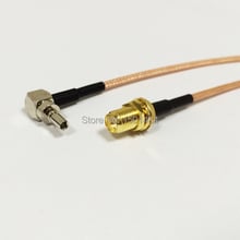 Extensión de antena de módem 3G CRC9 interruptor de ángulo recto RP SMA hembra cable de cola de cerdo lotes de 10 piezas nuevo 2024 - compra barato