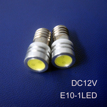 High quality 12V E10 led,E10 LED lamp 12V,E10 1W light,E10 1W,E10 Bulb,E10 Light DC12V,E10 12V,E10 LED 12V,free shipping 5pc/lot 2024 - buy cheap