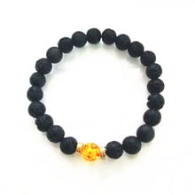 Newst 7 Chakra Bracelet Men Black Lava Healing Balance Beads Reiki Buddha Prayer Natural Stone Bracelet For Women Girls Jewelry 2024 - buy cheap