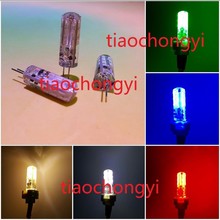 Новый G4 2W 2 ватт 24LED SMD 3014 LED белый красный зеленый синий свет лампы DC 12V 2024 - купить недорого