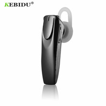 Беспроводные стереонаушники KEBIDU CSR4.1, Bluetooth мини-гарнитура с микрофоном для IPhone с крючком 2024 - купить недорого