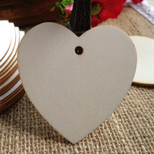 25pcs Heart Shape Blank Wooden Gift Tags, Birthday Party Wedding Favor Gift Tags, Price Label Party Hang Tags 2024 - buy cheap