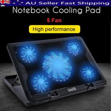 5V 5 Fans Laptop cooler USB Cooling Pad Adjustable Cooler cooling pad for Laptop Notebook with LED lights 2024 - buy cheap