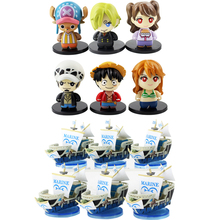 Figuras de ação da lei luffy sanji nami chopper charlotte dim brinquedos para presentes de aniversário anime 2024 - compre barato