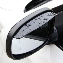 Автомобильная наклейка на зеркало заднего вида дождевик для бровей Volkswagen POLO Golf 5 6 7 Passat B5 B6 B7 Bora MK5 MK6 Tiguan 2024 - купить недорого
