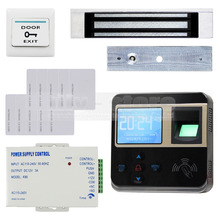 DIYSECUR Fingerprint 125 KHz ID Card Reader Porta Kit Sistema de Controle de Acesso 180 kg Fechadura Magnética 2024 - compre barato