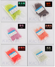 Tiras de cabo de nylon com 18 cores, 100 peças, tiras de plástico com zíper para amarração de fios 3*100 2024 - compre barato