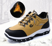 Brand Winter Fur Warm Snow Boots For Men Sneakers Casual Shoes Male Adult Krasovki Breathable Zapatillas Deportivas High Quality 2024 - buy cheap