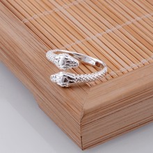 snake shiny light Wholesale silver plated ring 925 Fashion jewelry Silver Ring 925sterling-silver TXIWTWMA 2024 - buy cheap