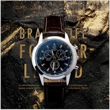 Fashion Men leather Belt Analog Sport Quartz Wrist Watch men watches top brand luxury Masculino Reloj watch men relogio masculin 2024 - buy cheap