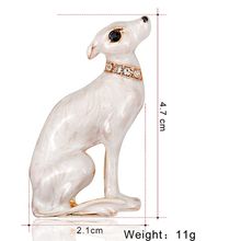ydgy Cute Dachshund Dog Brooches For Women Fashion Metal Crystal Enamel Animal Brooch Jewelry 2024 - buy cheap