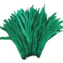 500pcs Deep Green color 35-40cm  Dyed chicken feather coque feather for decoration,free shipping 2024 - buy cheap