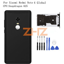 Original For Xiaomi Redmi Note 4 Global Battery Back Cover Rear Door Housing + Side Key Card Tray Holder Replacement Spare Parts 2024 - buy cheap