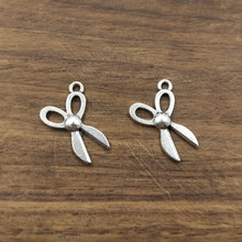 10 pcs  Scissors Charms Pendant 20x14mm Tibetan Silver Plated Pendants Antique Jewelry Making DIY Handmade Craft 2024 - buy cheap