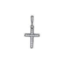 Fits Pandora Bracelet Classic Cross Pendant Charm Genuine 925 Sterling Silver Beads for Jewelry Making kralen abalorios F872 2024 - buy cheap