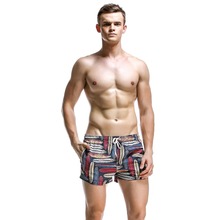 Summer Running Shorts Men Sports Jogging Fitness Shorts Quick Dry Swimming Boxers Flower Pattern Men Swimwear Shorts Beach Pant 2024 - buy cheap