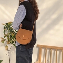 Brand Saddle Shoulder bag for women Crossbody Bags small PU Leather handbag female messenger bags Totes wallet bolsa Brown 2024 - buy cheap