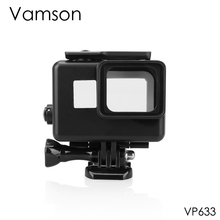 Vamson-accesorios para GoPro Hero 7, 6, 5, 60M, protector submarino, funda impermeable, carcasa de buceo, cámara negra VP633 2024 - compra barato