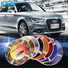 13Meter/Roll DIY U Shaped Chrome PVC Car Moulding Trim Strip Sticker Car Decal Interior Exterior For Air Outlet Hood Car Door 2024 - buy cheap