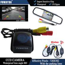 FUWAYDA-Cámara de coche inalámbrica con vista trasera, dispositivo con Chip CCD, Monitor de espejo retrovisor, para Toyota Prius 06-10/ Camry 09 10/ Aurion 06-11 + 4,3 pulgadas 2024 - compra barato