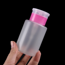 150ml Clear Empty Nail Bottle Container Pump Dispenser Cleanser Flip Top Polish Remover Liquid Manicure Nail Art Bottle Tool 2024 - buy cheap