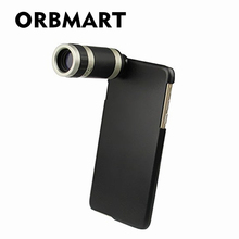 ORBMART-lente de cámara telescópica con Zoom óptico 8X, con funda trasera, para iPhone 6, 6s Plus, 5,5 pulgadas 2024 - compra barato