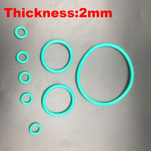 60pcs 9x2 9*2 10x2 10*2 11x2 11*2 (OD*Thickness) Green Fluoro FKM Fluorine Rubber O Ring Washer O-Ring Oil Seal Gasket 2024 - buy cheap