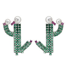 The famous brand exquisite design AAA zircon cactus earrings Bridal jewelry gifts for women and girls ER-269 2024 - buy cheap