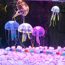 Silicone Artificial Jellyfish For Fish Aquarium Decoration Aquarium Fish Tank 13*5cm 2024 - buy cheap