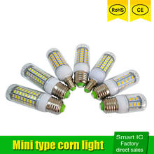 E27 LED Corn Bulb E14 LED Bulb 220V SMD 5730  24led 36led 48led 56led 69led Chandelier Candle Led Lamp For Home Decoration 2024 - buy cheap