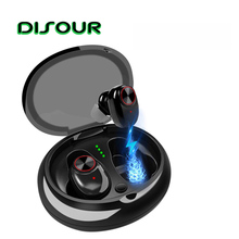 DISOUR-auriculares intrauditivos TWS con Bluetooth 5,0, cascos estéreo inalámbricos, manos libres, con caja de carga, binaurales 2024 - compra barato