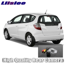 Автомобильная камера Liislee, для Honda Fit 2008 ~ 2011, Ultra HD, камера заднего вида imag, для вентиляторов, используется, CCD + RCA 2024 - купить недорого