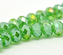 DoreenBeads-Cuentas de cristal facetado de 8mm, Color verde AB, aproximadamente 144 Uds. (B14914) 2024 - compra barato